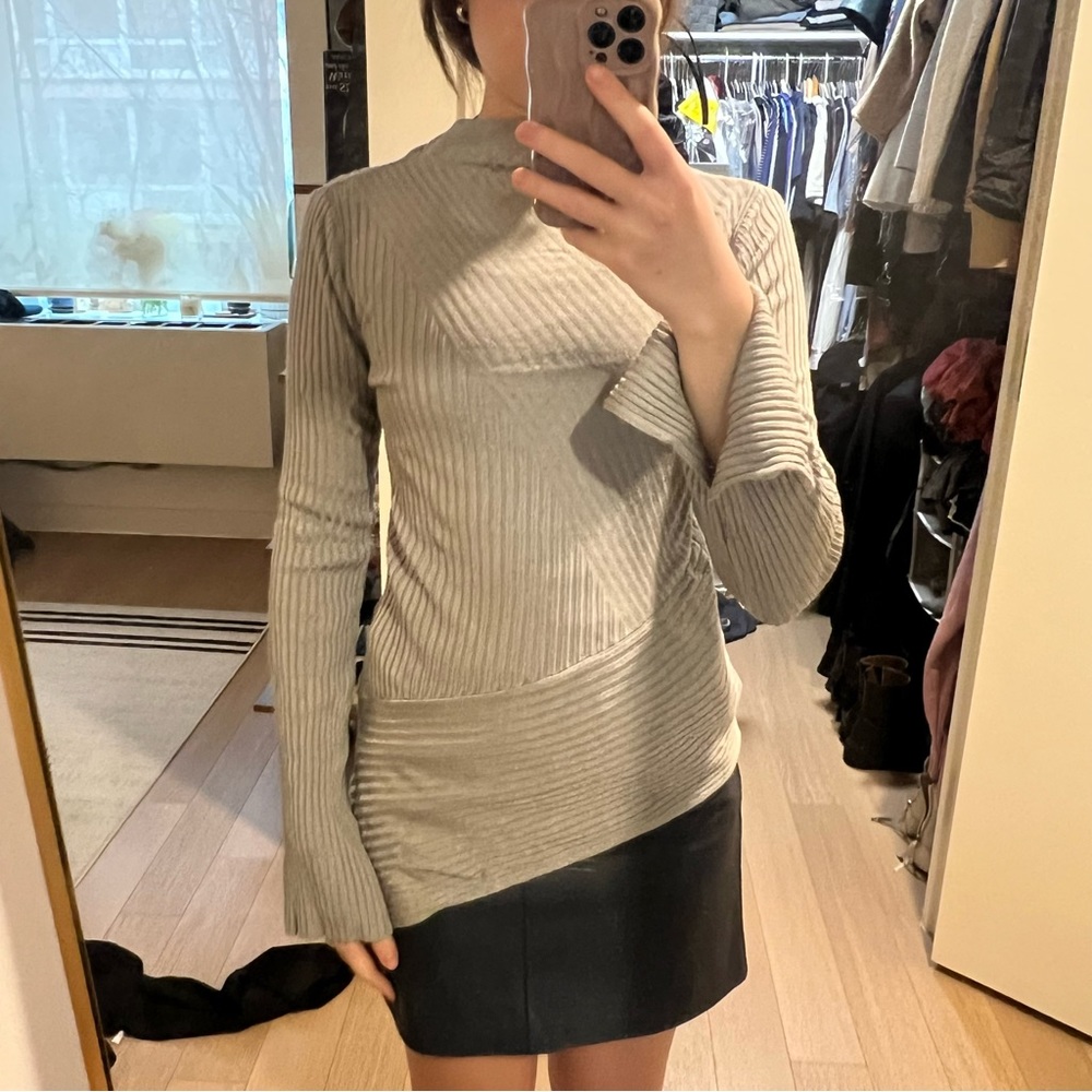 Topshop asymmetrical sweater